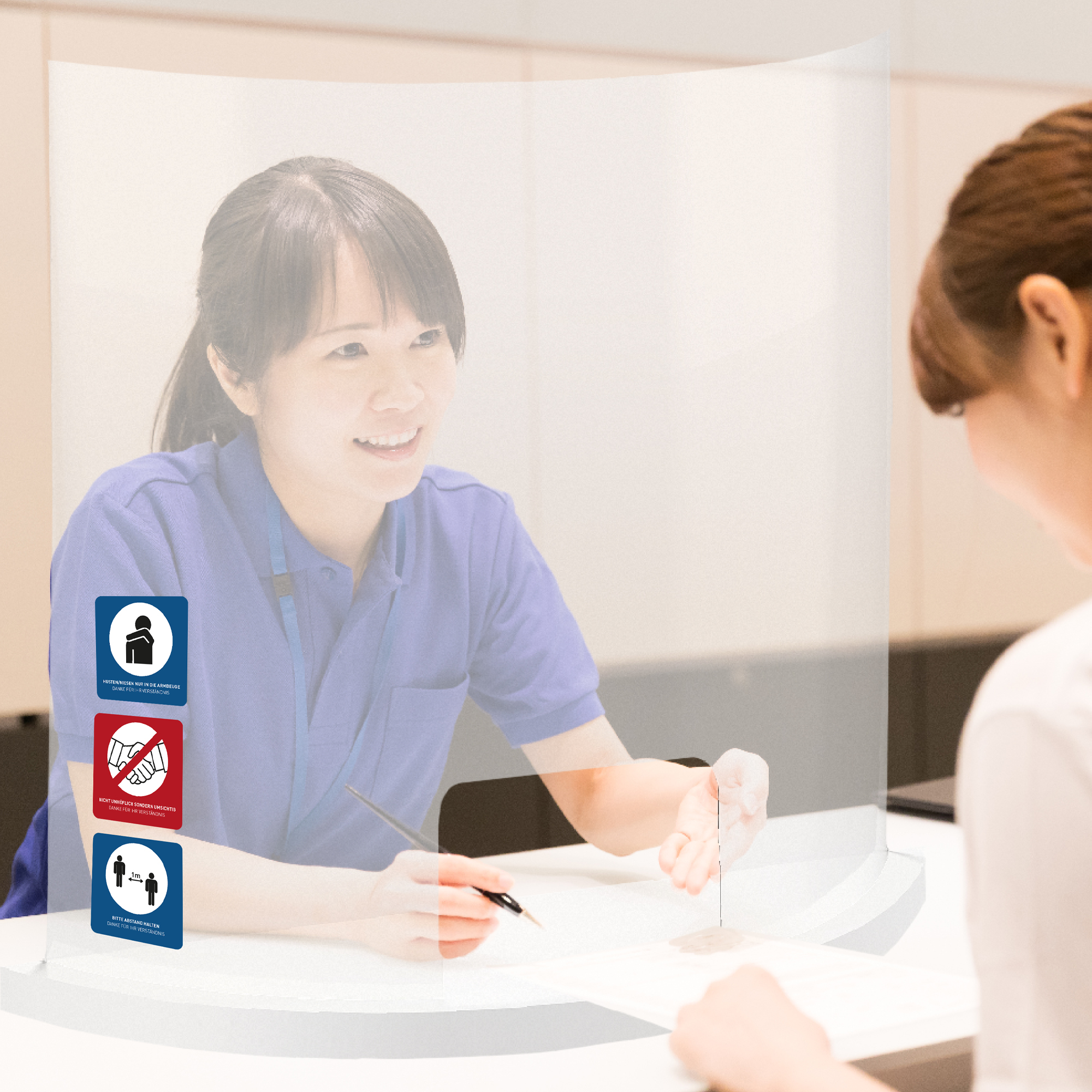 Spuckschutz_Tresen_mit Spuckschutz